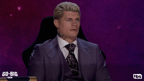 Cody Rhodes No GIF by TBS Network