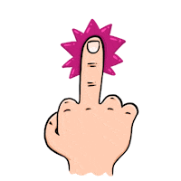 f no Sticker by Rafs Design