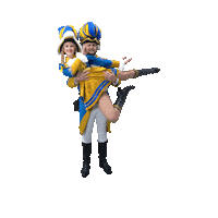 Happy Dance Sticker by Bürgergarde Blau-Gold