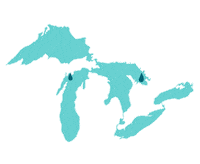 madiescott great lakes madiescott madie scott midwest summer Sticker
