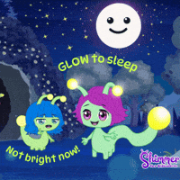 Good Night Stars GIF by ShimmertheGlowworm