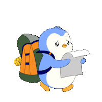 Penguin Navigate Sticker by Pudgy Penguins