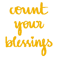Bless Count Your Blessings Sticker