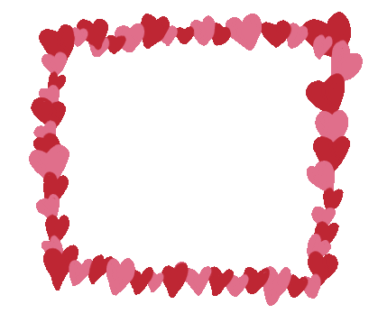 Valentine Hearts Sticker