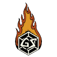 GreedySkull fire gs greedy greedy skull Sticker