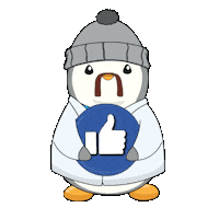 Happy Love It Sticker by Pudgy Penguins
