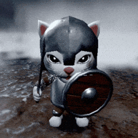 Cat Skeleton GIF