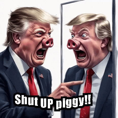 Trump Shut Up GIF by Maryanne Chisholm - MCArtist