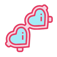 Rainbow Glasses Sticker