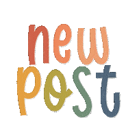 Rainbow New Post Sticker