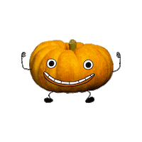 Halloween Fruit Sticker by PlumFilms