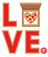 love ya Sticker by Pizza Hut