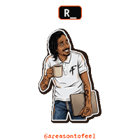 Tired Coffee Sticker by TEAM AF