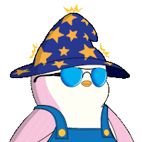 Penguin Calculating Sticker by Pudgy Penguins