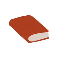 britticreative fall book autumn flat Sticker