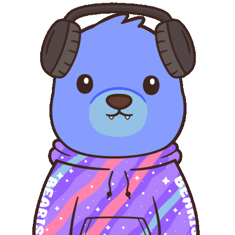 Happy In The Zone Sticker by BEARISH