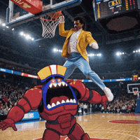 Slam Dunk Basketball GIF by Jukebox Saints