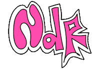 Pink Illustration Sticker