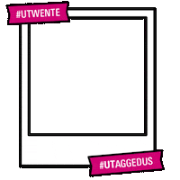 Tag Frame Sticker by University of Twente