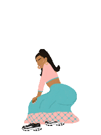 zhkdesigns india indian baddie desi Sticker