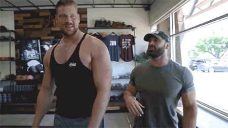 muscle GIF by Tall Guys Free