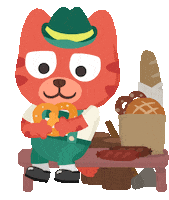 German Bob Sticker by Studycat language learning for kids