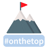 Travelling Mountain Top Sticker by AXA Hungary