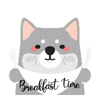 Eat Breakfast Time Sticker