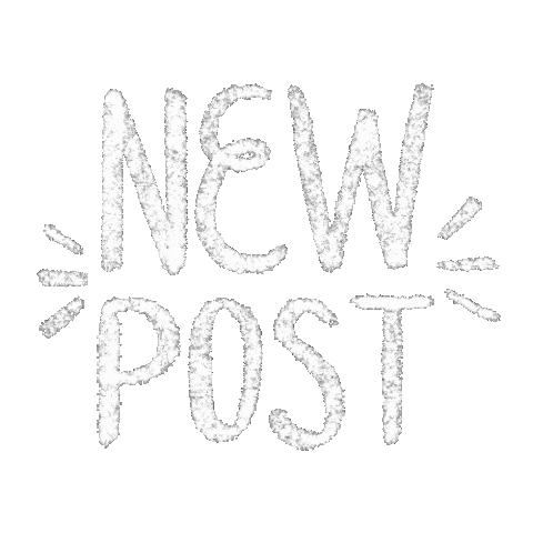 Jilustra text new post post new post white Sticker