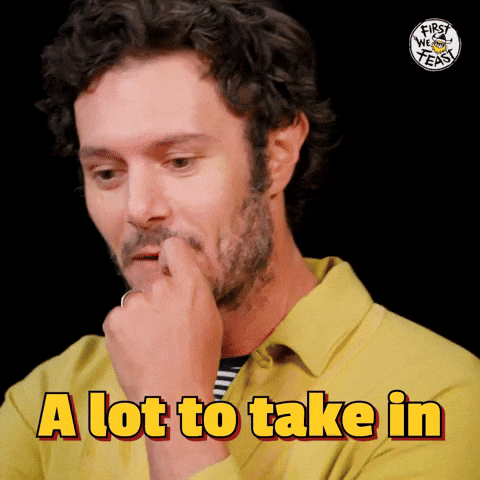 A Lot To Take In