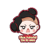 sharlots cosplay wig pucca shar Sticker