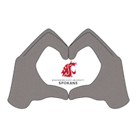 WSUSpokane go cougs cougs wsu washington state university Sticker