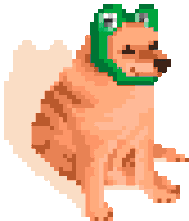 Dog Pixel Art Sticker