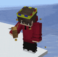 snif115 eating eat minecraft bread GIF
