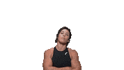 Flag_Nor_Fail female muscle arm flex dlb dana linn bailey Sticker