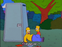 tired homer simpson GIF