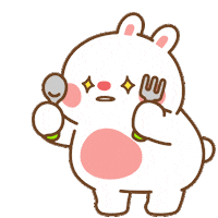 Hungry Meal Sticker by Tonton Friends