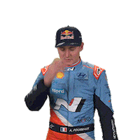 Driver Sweating Sticker by FIA World Rally Championship