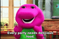 Dinosaur Party Time GIF by Chris Cimino