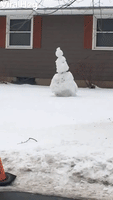 Snow Sculpture Steals Snowmans Spotlight