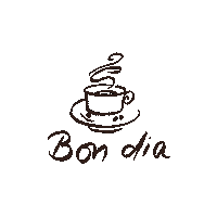 saraplacarbonell cafe catala bondia arasay Sticker