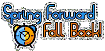 Clipart Daylight Savings Time 2015 Sticker