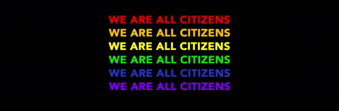 rainbow pride GIF by Citizen Yoga Studio