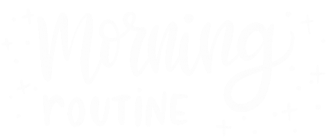 Good Morning Lettering Sticker