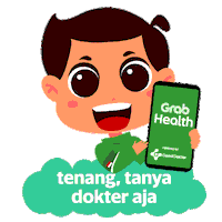 Corona Vitamin Sticker by Grab Indonesia