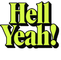 badasscareers yeah badass hell yeah bolt Sticker