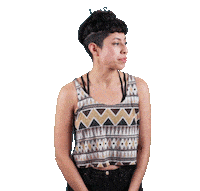 Claudia No Entiendo Sticker by BuzzFeed