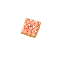 BAOXUANNN toast strawberry baoxuannn Sticker