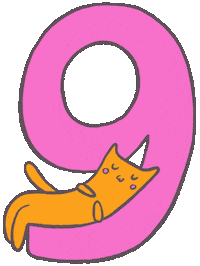 Cat Sleeping Sticker