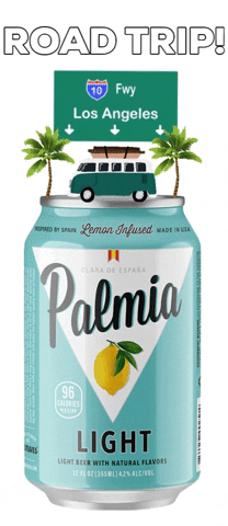 Driving Los Angeles GIF by Palmia Beer